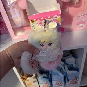 NOMMI RARE Adorable Plush Doll Keychain